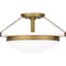 Quoizel Elderwood 2-Light Weathered Brass Semi-Flush Mount QSF5581WS - alternate 3